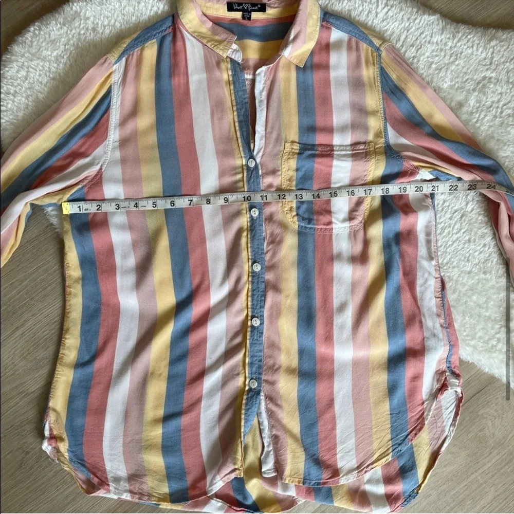 Velvet Heart Pastel Striped Shirt - Picture 9 of 11
